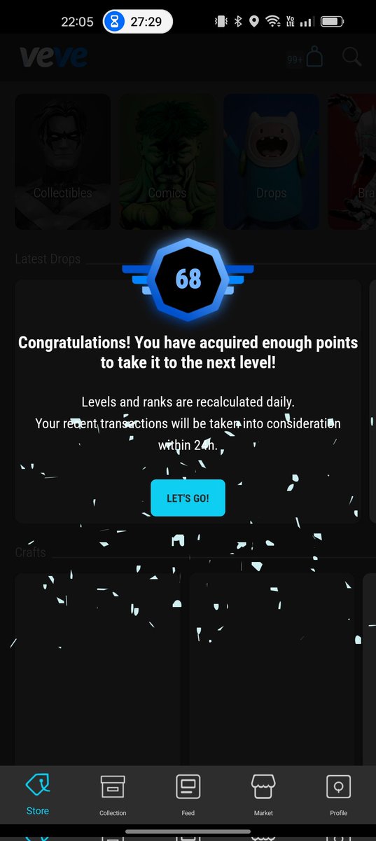 Hello level 68 <a href="/veve_official/">VeVe | Digital Collectibles</a> #Veve