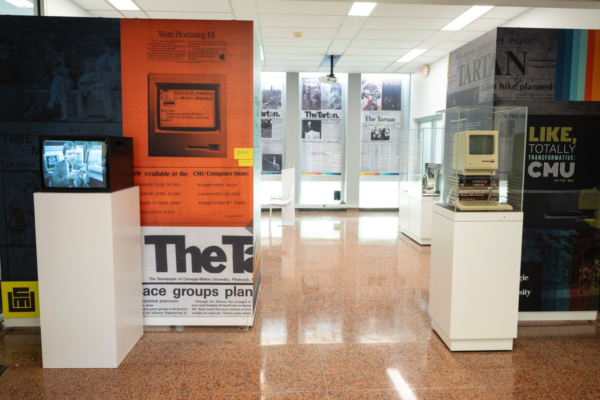 Carnegie Mellon University (@carnegiemellon) on Twitter photo "Like, Totally Transformative: CMU in the ‘80s” is an exhibit from the <a href="/CMULibraries/">CMU Libraries</a> that explores how CMU evolved over the transformative decade.
Explore Carnegie Mellon through the 80s in the exhibit, located at the Hunt Library Gallery.
➡️ cmu.is/80s-Exhibit "Like, Totally Transformative: CMU in the ‘80s” is an exhibit from the <a href="/CMULibraries/">CMU Libraries</a> that explores how CMU evolved over the transformative decade.
Explore Carnegie Mellon through the 80s in the exhibit, located at the Hunt Library Gallery.
➡️ cmu.is/80s-Exhibit