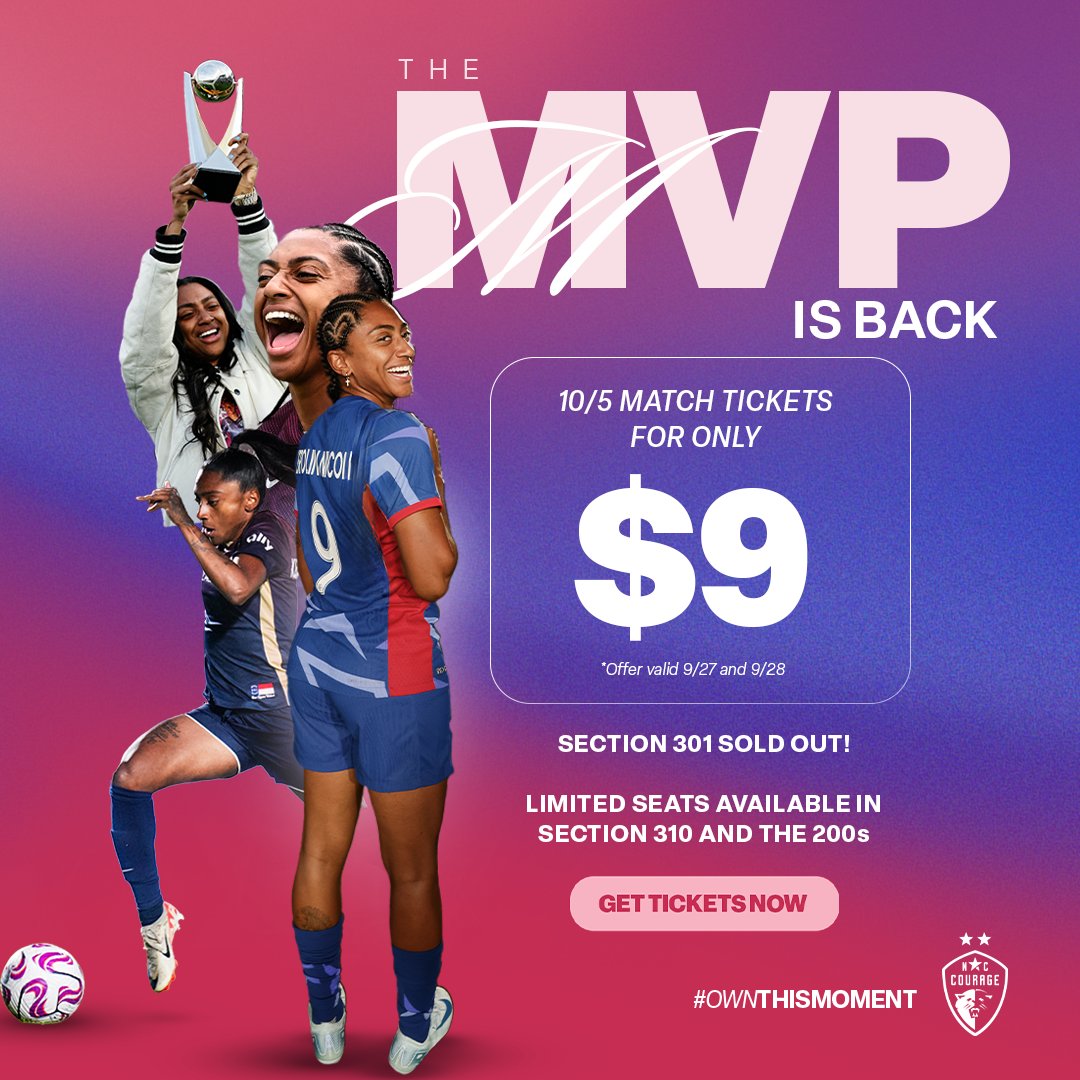 NC Courage tweet media