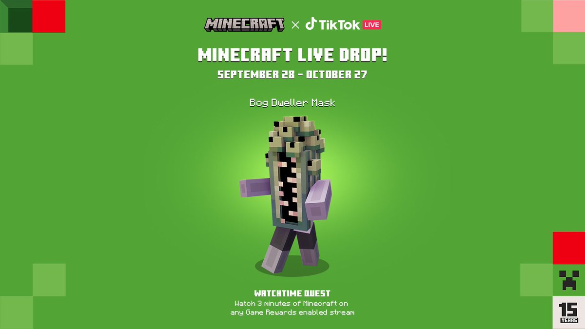 Minecraft tweet media