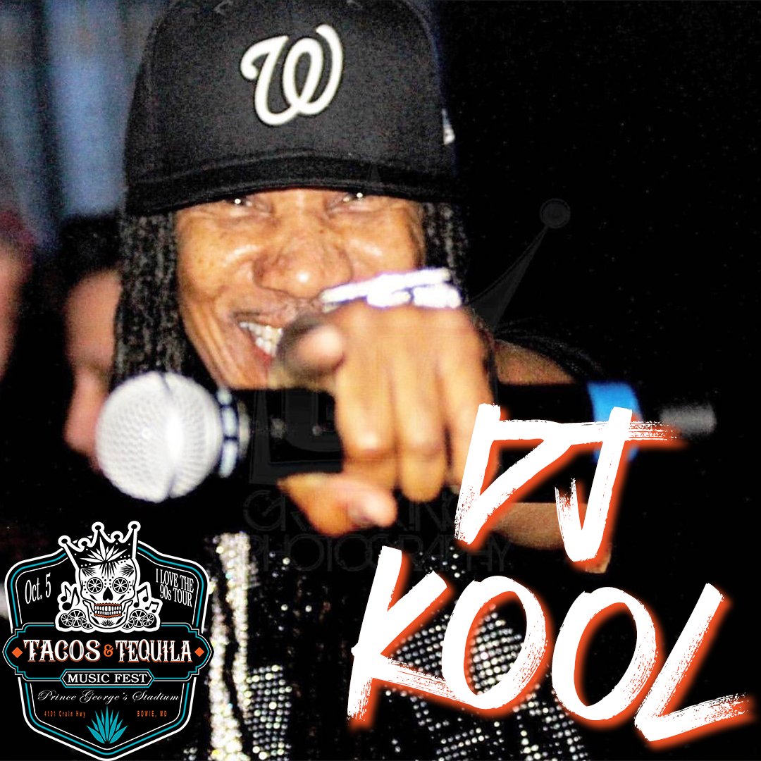 BaysoxOfficial's tweet photo. Let Me Clear My Throat! DJ Kool is coming home as part of the Tacos and Tequila I Love the 90’s Music Fest at Prince George’s Stadium Saturday, October 5th. Get Your Tickets Today!
#Concert  #MusicFest #Tacos #Tequila #TacosandTequila #DJKool #Festival
🎟️: https://t.co/LjIWdzI4UJ https://t.co/8v6QDn5ao0