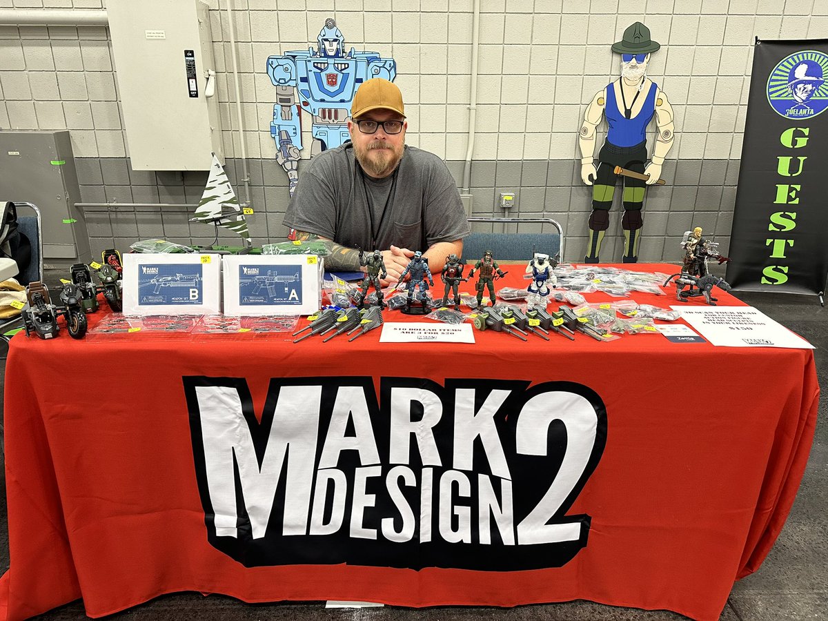 MarkTwoDesign's tweet image. I’m set up at JOELANTA !