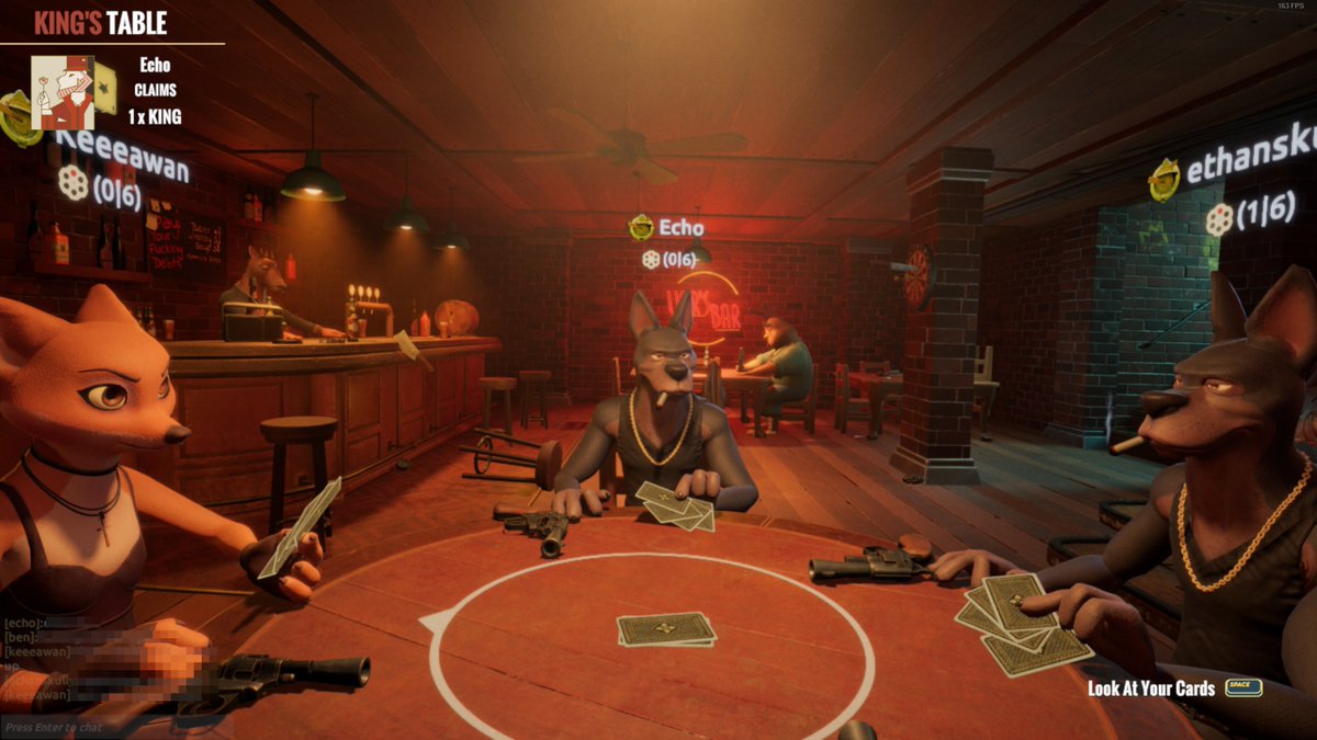 bnwkr's tweet image. This game is hella fun, thank you to @LiarsBarGame for the early access code!