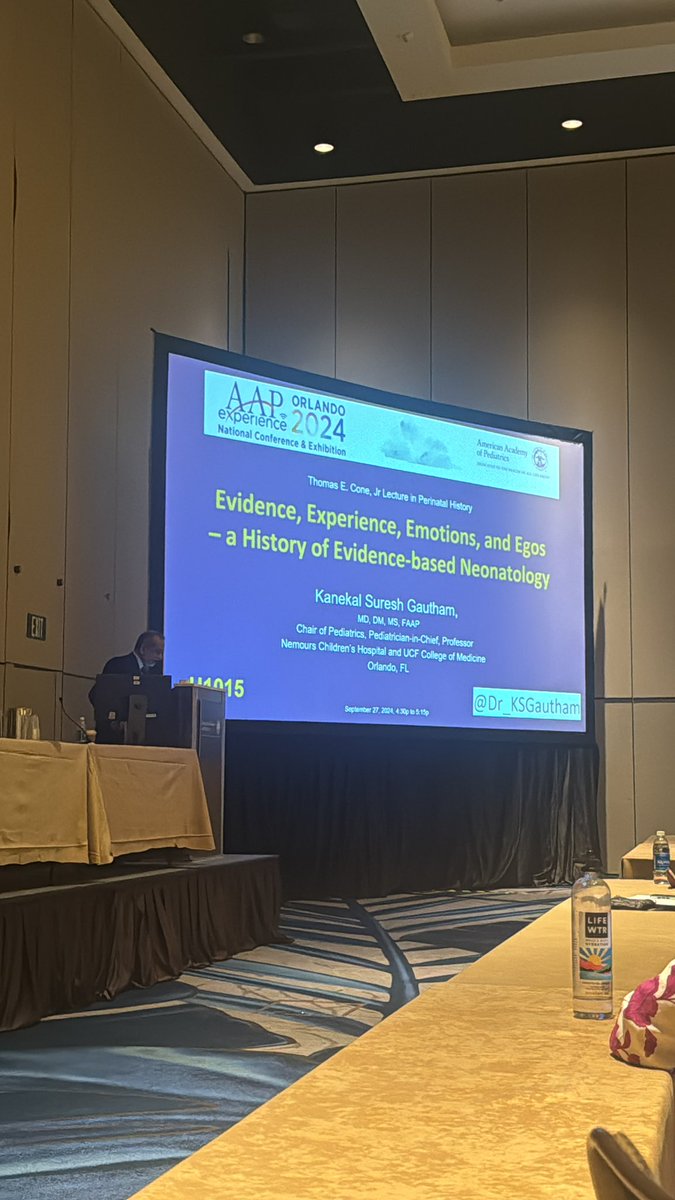 AAP Neonatal (@aapneonatal) on Twitter photo This year’s #SONPM2024 Thomas E Cone Lecture at NCE is being given by Dr. Kanekal Gautham <a href="/Dr_KSGautham/">Dr. K. S. Gautham</a> from <a href="/Nemours/">Nemours Children's Health</a> and senior editor of <a href="/CochraneNeonate/">Cochrane Neonatal</a>. What is the significance of evidence-based medicine in neonatology? This year’s #SONPM2024 Thomas E Cone Lecture at NCE is being given by Dr. Kanekal Gautham <a href="/Dr_KSGautham/">Dr. K. S. Gautham</a> from <a href="/Nemours/">Nemours Children's Health</a> and senior editor of <a href="/CochraneNeonate/">Cochrane Neonatal</a>. What is the significance of evidence-based medicine in neonatology?