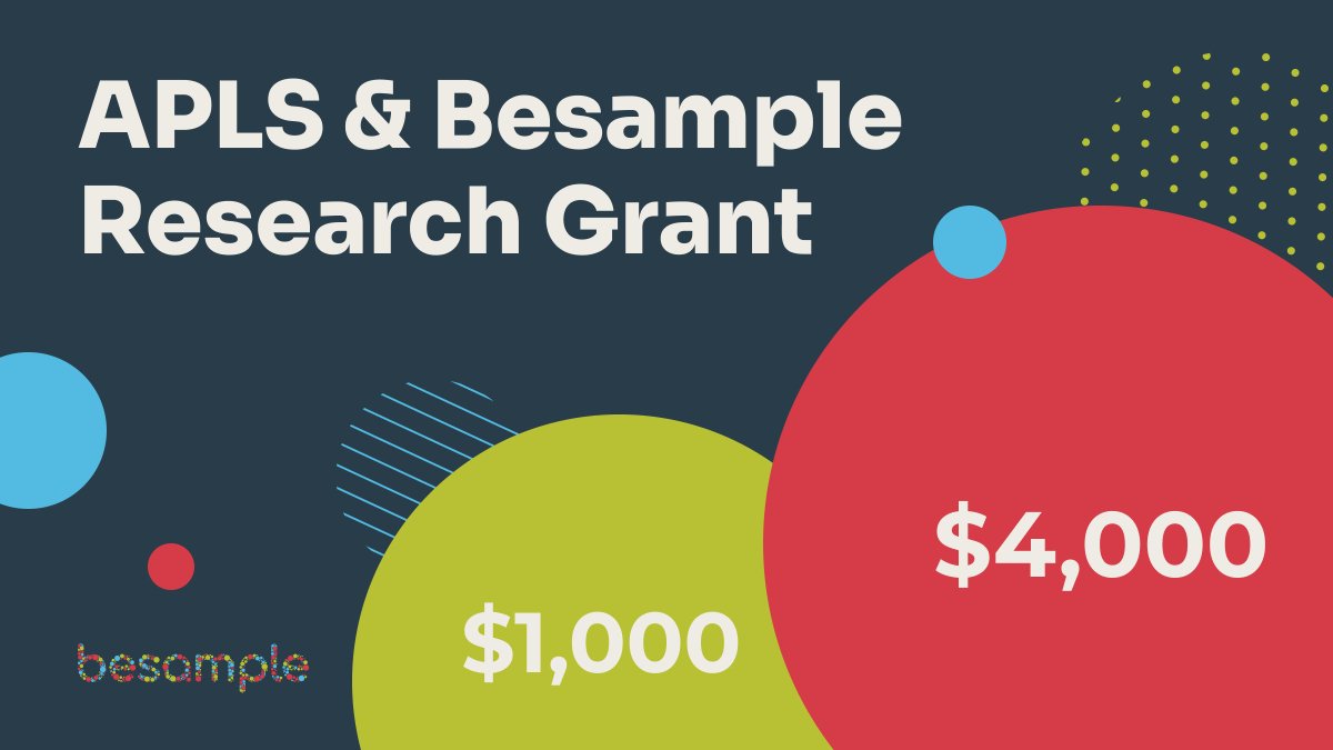 Besample (@besample_app) on Twitter photo ๐ฐ Another grant opportunity ๐ฐ
There are only a few days left to apply for a research grant of up to $4000 from The Association for Politics and the Life Sciences (<a href="/AsnPLS/">Association for Politics and the Life Sciences</a>). Also, winners will receive an additional $1000 in research credits from Besample.
Possible research ๐ฐ Another grant opportunity ๐ฐ
There are only a few days left to apply for a research grant of up to $4000 from The Association for Politics and the Life Sciences (<a href="/AsnPLS/">Association for Politics and the Life Sciences</a>). Also, winners will receive an additional $1000 in research credits from Besample.
Possible research