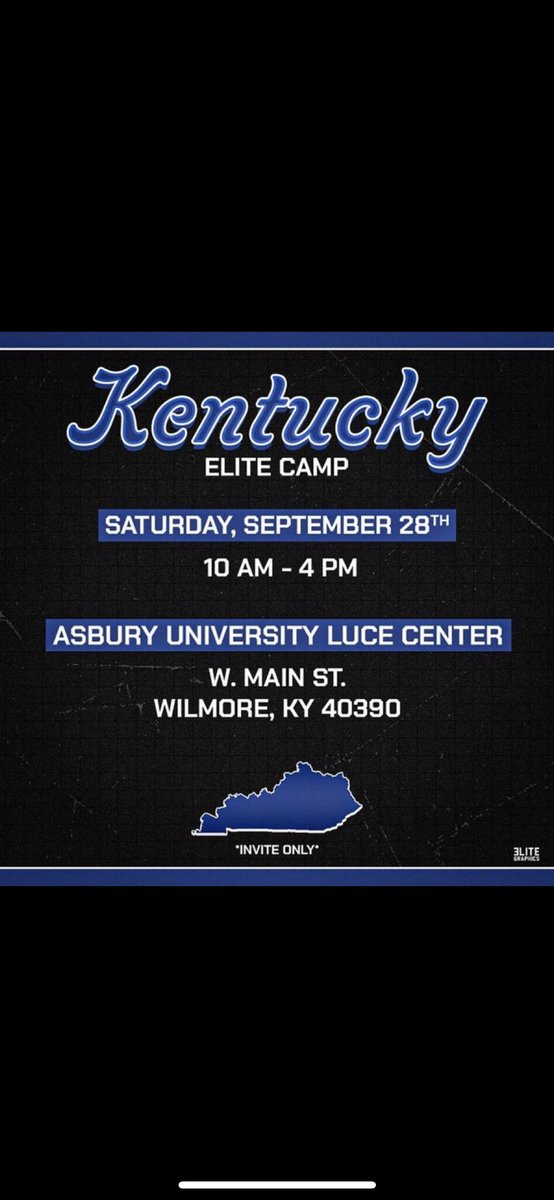 Excited to be at the Kentucky Elite Camp tomorrow! 

Thanks <a href="/RealCoachQ/">Steve Quattrocchi</a>