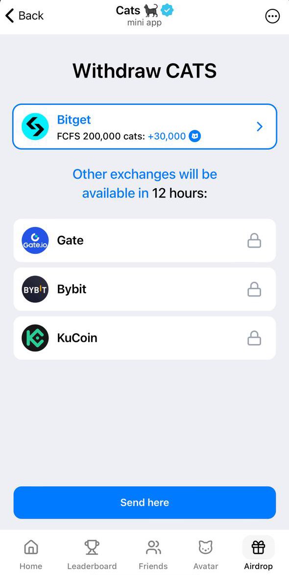 CryptoRefers's tweet photo. CATS 😺

AIRDROP PAGE LIVE NOW 🐈

The first 200,000 user to withdraw to Bitget exchange will be eligible for 30,000 extra $CATS! 😺

First come first serve 🐈

Other exchanges withdrawal soon 🔜🚀 https://t.co/LHuulJzepi