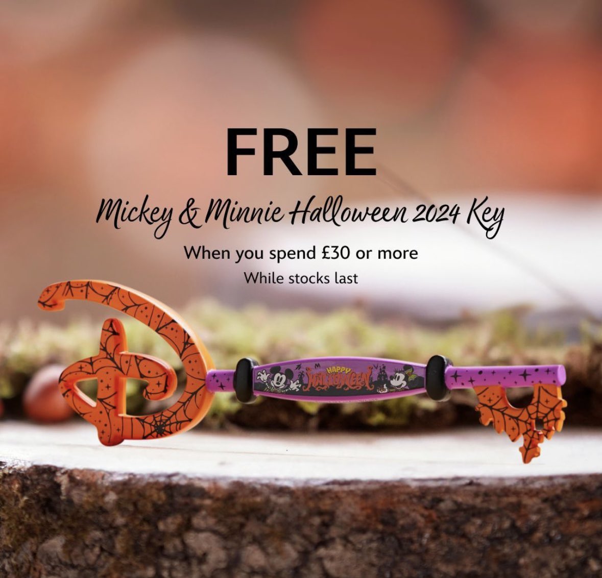 DisneyKeys's tweet photo. Mickey &amp; Minnie Halloween key is coming to Disney Store UK on Monday 30th September https://t.co/antqdBuvk6