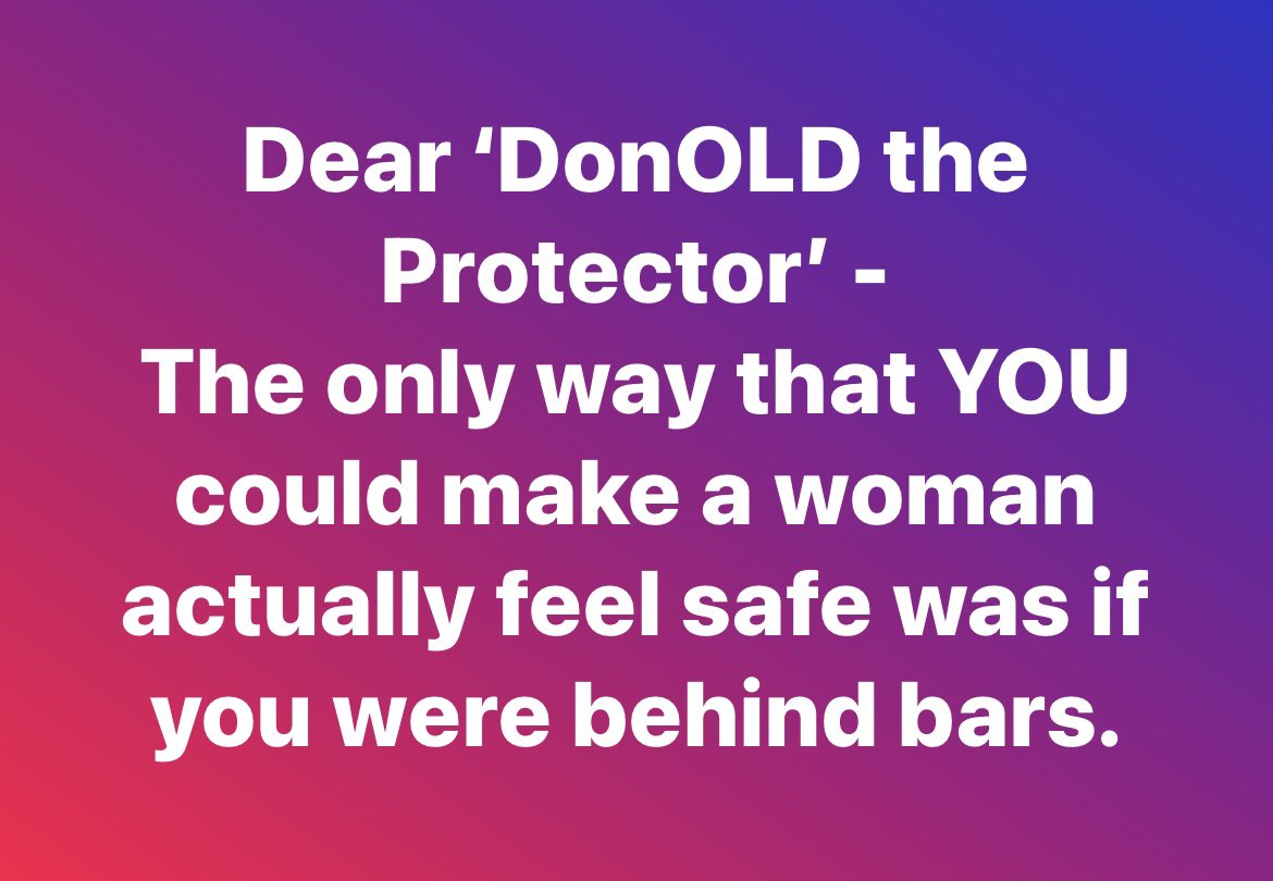 CassyRiddick's tweet photo. This is sooooo true @realDonaldTrump  you can’t even protect yourself. https://t.co/CoOKJQpGdW