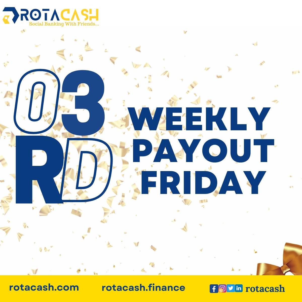 Rotacash Finance (@rotacash) on Twitter photo Another ๐ฐ๐ฐ๐ฐ๐ฐ Weekend!
Congrats to all #Rotacash ๐ต๐ฐ๐ฐ๐ต #Rotans of the week! ๐๐๐๐
#fintech #Savings #NFTs
<a href="/OfficialSiban/">SIBAN</a>
<a href="/theabcafrica/">The Africa Blockchain Center</a> <a href="/_CryptoBootcamp/">Crypto Bootcamp Community</a> <a href="/ValucopOfficial/">Valucop Global</a> <a href="/BlockchainNG/">BlockchainNigeria๐ณ๐ฌBNUGDAO.eth</a> <a href="/Cryptotvplus/">CryptoTvplus</a> Another ๐ฐ๐ฐ๐ฐ๐ฐ Weekend!
Congrats to all #Rotacash ๐ต๐ฐ๐ฐ๐ต #Rotans of the week! ๐๐๐๐
#fintech #Savings #NFTs
<a href="/OfficialSiban/">SIBAN</a>
<a href="/theabcafrica/">The Africa Blockchain Center</a> <a href="/_CryptoBootcamp/">Crypto Bootcamp Community</a> <a href="/ValucopOfficial/">Valucop Global</a> <a href="/BlockchainNG/">BlockchainNigeria๐ณ๐ฌBNUGDAO.eth</a> <a href="/Cryptotvplus/">CryptoTvplus</a>