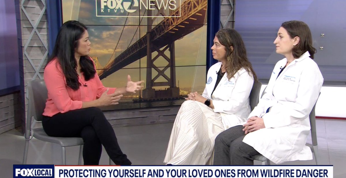 Kaiser Permanente Research NorCal (@kpdor) on Twitter photo A very timely interview on <a href="/KTVU/">KTVU</a> with <a href="/MDqualitysafety/">Laura Myers MD MPH</a> and Mary Meyer <a href="/KPDOR/">Kaiser Permanente Research NorCal</a> <a href="/kpnorcal/">KPNorthernCal</a> <a href="/PermanenteDocs/">PermanenteDoctors</a> on protecting yourself and your loved ones from #wildfire dangers.
Watch here: bit.ly/3XAJGZq A very timely interview on <a href="/KTVU/">KTVU</a> with <a href="/MDqualitysafety/">Laura Myers MD MPH</a> and Mary Meyer <a href="/KPDOR/">Kaiser Permanente Research NorCal</a> <a href="/kpnorcal/">KPNorthernCal</a> <a href="/PermanenteDocs/">PermanenteDoctors</a> on protecting yourself and your loved ones from #wildfire dangers.
Watch here: bit.ly/3XAJGZq