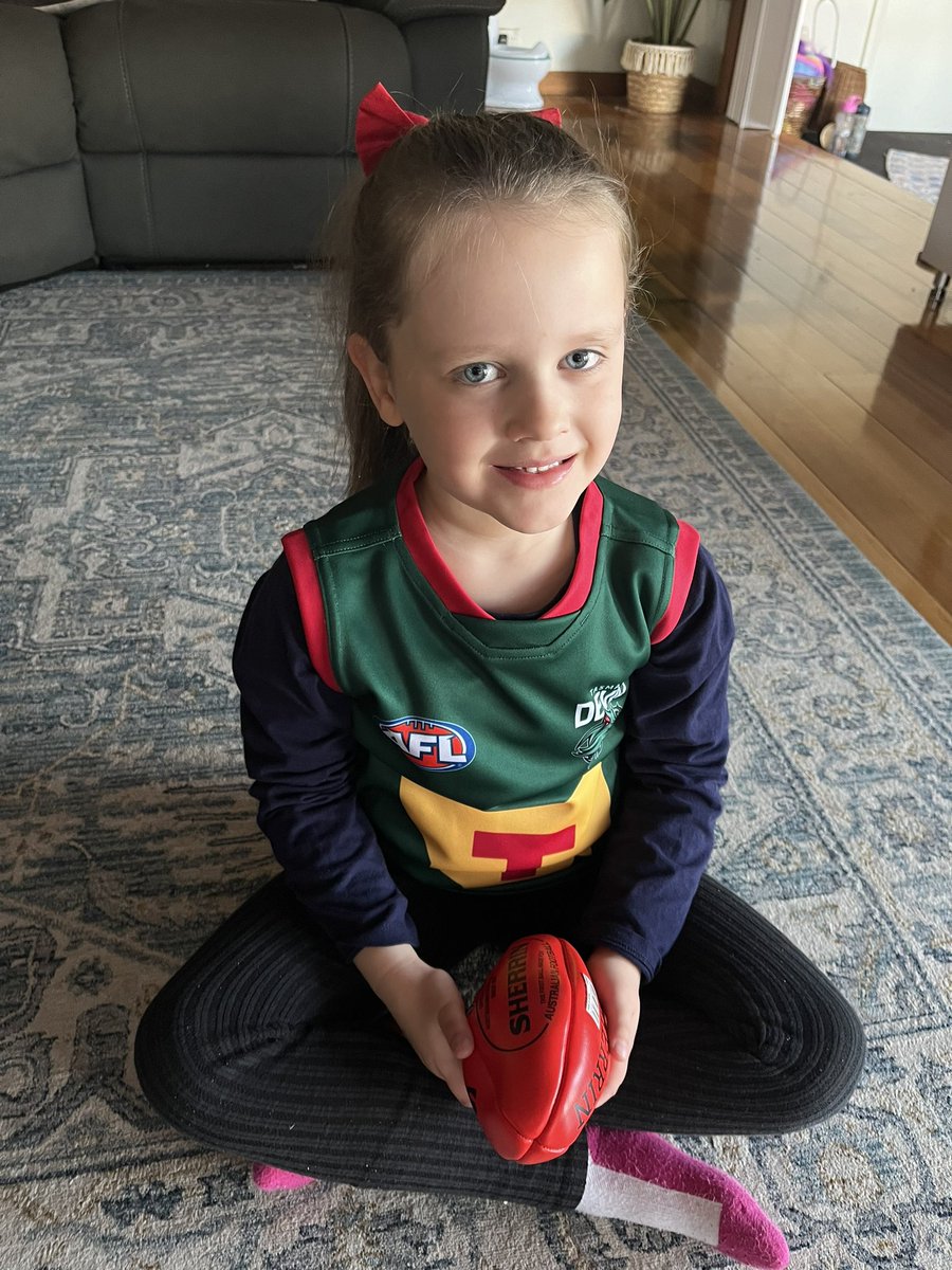 JessBennettTas's tweet photo. Footy Colours Day hitting a little different in Tassie this year! https://t.co/6z3RoP0hhW