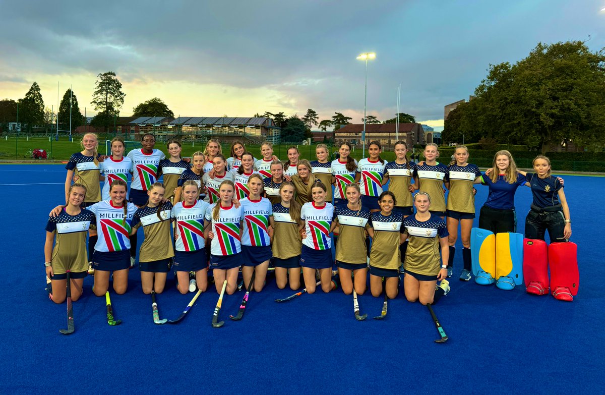KGSHockey's tweet image. Two thrilling end to end games this evening vs Millfield School @KirkhamGrammar 
U16 XI lost 2:1 whilst the 1st XI drew 2:2
#alwayslearning #happygirls