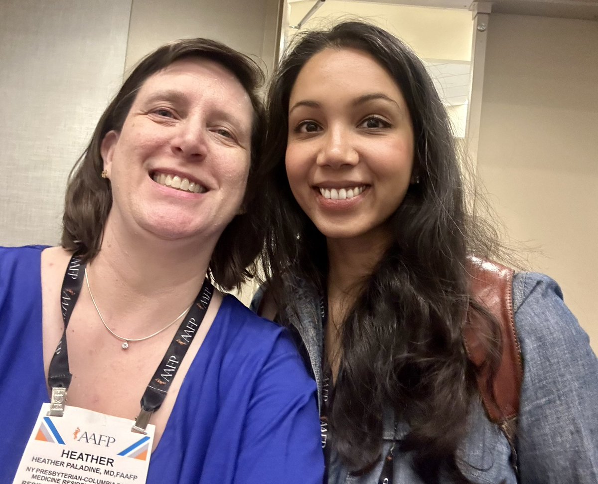 <a href="/NYP_FamMed/">NYP-Columbia Family Medicine Residency Program</a> alumni roundup continues! Today I got to catch up with <a href="/L_Abhyankar/">Lalita Abhyankar MD, MHS, FAAFP</a> (2017 grad) who is now a <a href="/cafp_familydocs/">CA Family Physicians</a> board member &amp; consultant in San Francisco! #AAFPFMX lalitaabhyankar.com