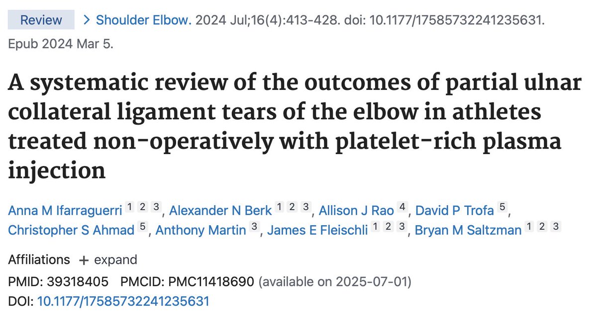 Bryan M. Saltzman, MD FAAOS tweet media