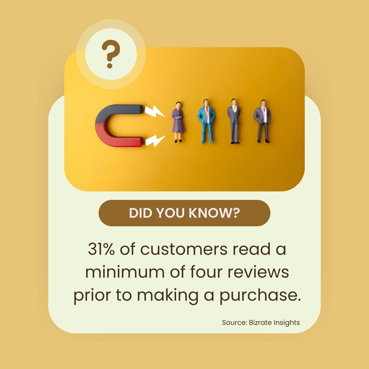 With so many customers reading multiple reviews before buying, your reputation can make or break a sale. Get the reviews your brand deserves with Jabio.🌟  

#reviewstatistic #reputationmanagement #onlinereputation #reviewmanagement #jabio #competitiveadvantage