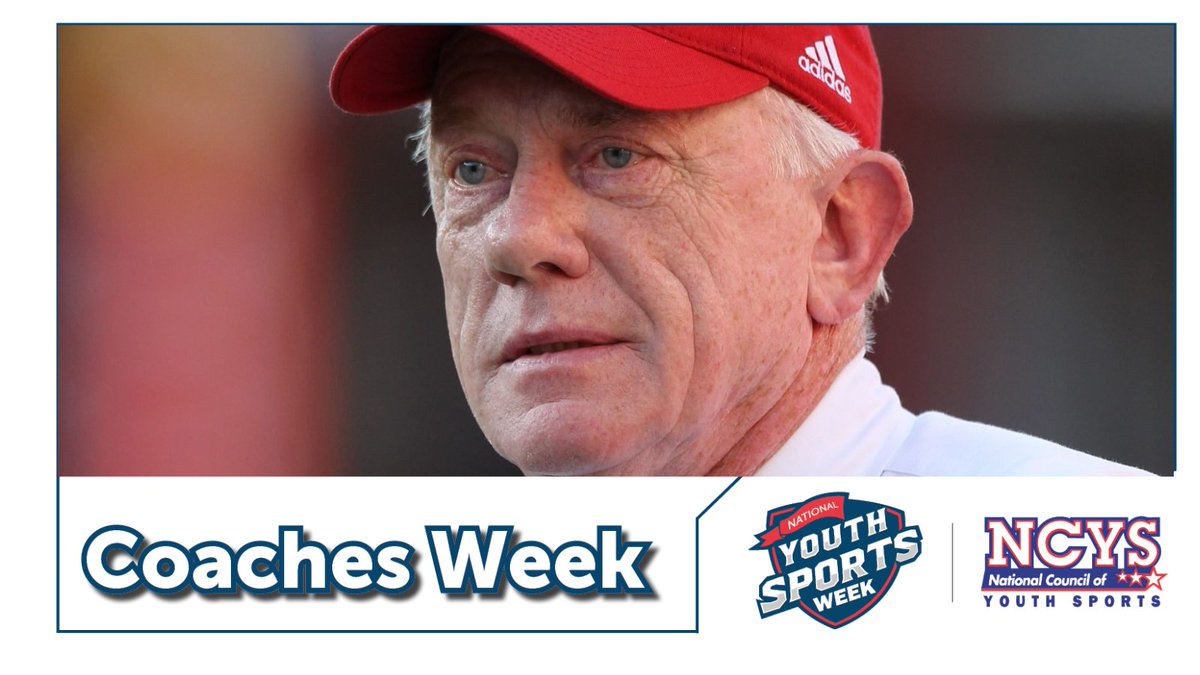As we wind down on #NationalYouthSportsWeek, we would be remiss if we didn’t recognize Coach Jack Crowe, CoachSafely Founder. He’s coached at Jacksonville State, Arkansas, Wyoming, and more. But most of all, he's been a coach to NCYS and true friend. #CoachingLegend #YouthSports