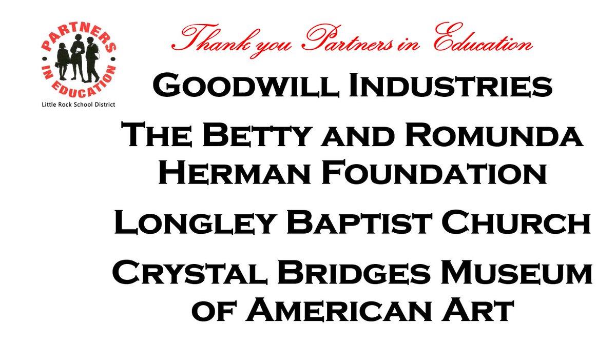 Join ViPS in welcoming our newest LRSD Partners in Education.