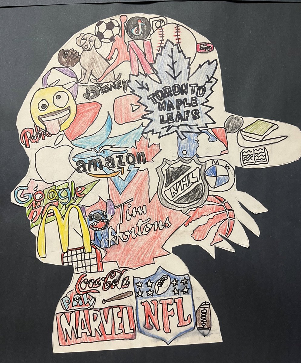 msclark_56's tweet image. Grade 7’s nailed their “in my head” silhouette artwork! No tracing! #grade7 #elementary Art #grade7art