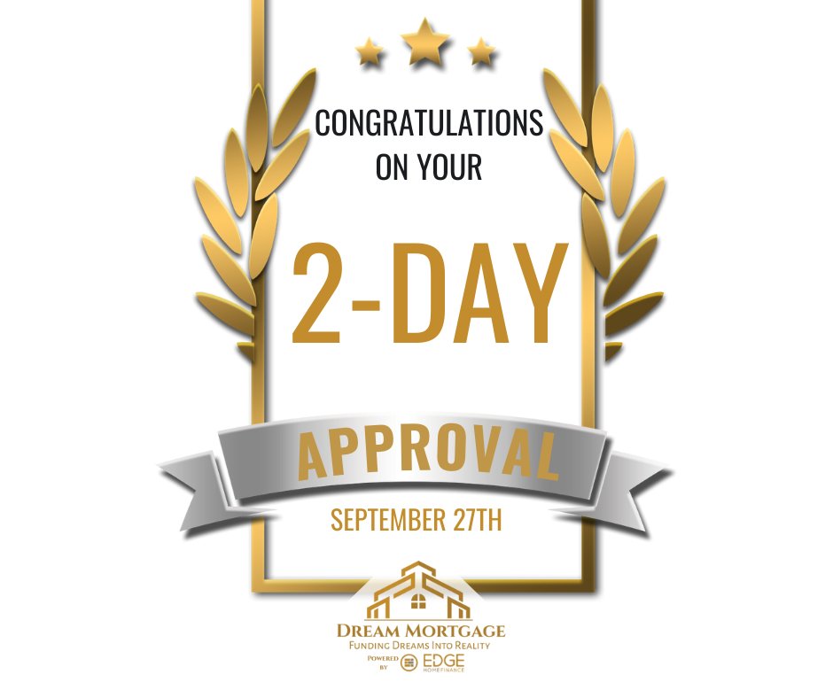 dreamqueenloans's tweet photo. Victoria Diaz and The Dream Team, you really know how to get things done! Congratulations on your two-day approval!

The loan for Mr. Solomon was set up on September 25th and approved today 😎
#FastApprovals #DreamMortgage https://t.co/zUrig8G0eZ