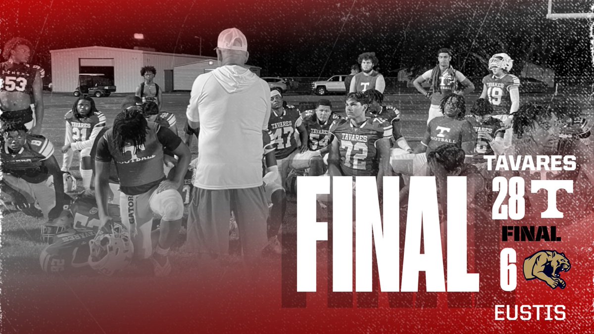 Coach Trey Grant (@coachgrant_ths) on Twitter photo ‼️DAWGS WIN‼️
<a href="/FootballTavares/">Tavares Football</a> makes another defensive stand forcing 4 turnovers in a 28-6 WIN vs Eustis! 🔴⚪️ #TavaresMade
<a href="/CenFLAPreps/">Central Florida Preps</a> <a href="/Preps352/">352 Gridiron Preps</a> <a href="/FlaHSFootball/">FloridaHSFootball.com</a> <a href="/HSFB_Scoreboard/">Central Florida HS Scoreboard</a> <a href="/DanLaForestFB/">Dan LaForest 🏈</a> <a href="/Andy_Villamarzo/">Andy Villamarzo</a> <a href="/JMarkG1962/">Jeff Gardenour</a> <a href="/OS_ChrisHays/">Chris Hays</a> <a href="/osvarsity/">Sentinel Varsity</a> <a href="/PrepRedzoneFL/">Prep Redzone Florida</a> <a href="/kcoppola2016/">Kyle Coppola</a> ‼️DAWGS WIN‼️
<a href="/FootballTavares/">Tavares Football</a> makes another defensive stand forcing 4 turnovers in a 28-6 WIN vs Eustis! 🔴⚪️ #TavaresMade
<a href="/CenFLAPreps/">Central Florida Preps</a> <a href="/Preps352/">352 Gridiron Preps</a> <a href="/FlaHSFootball/">FloridaHSFootball.com</a> <a href="/HSFB_Scoreboard/">Central Florida HS Scoreboard</a> <a href="/DanLaForestFB/">Dan LaForest 🏈</a> <a href="/Andy_Villamarzo/">Andy Villamarzo</a> <a href="/JMarkG1962/">Jeff Gardenour</a> <a href="/OS_ChrisHays/">Chris Hays</a> <a href="/osvarsity/">Sentinel Varsity</a> <a href="/PrepRedzoneFL/">Prep Redzone Florida</a> <a href="/kcoppola2016/">Kyle Coppola</a>