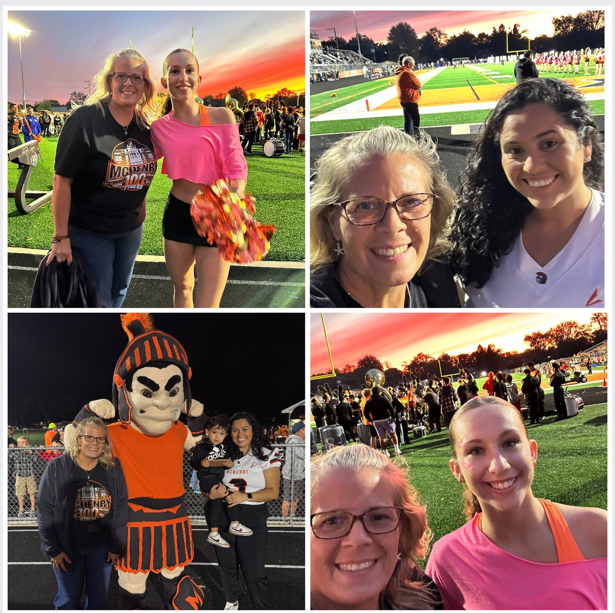 Thank you, Kendra, for the honor of walking with you for  ⁦<a href="/MCHS156/">McHenry</a>⁩ ⁦Staff Appreciation Night! Beautiful night for some 🏈⁦<a href="/McHenryDancers/">McHenry Dance Team</a>⁩ ⁦<a href="/MrsCarlaFlores/">Mrs. Flores</a>⁩