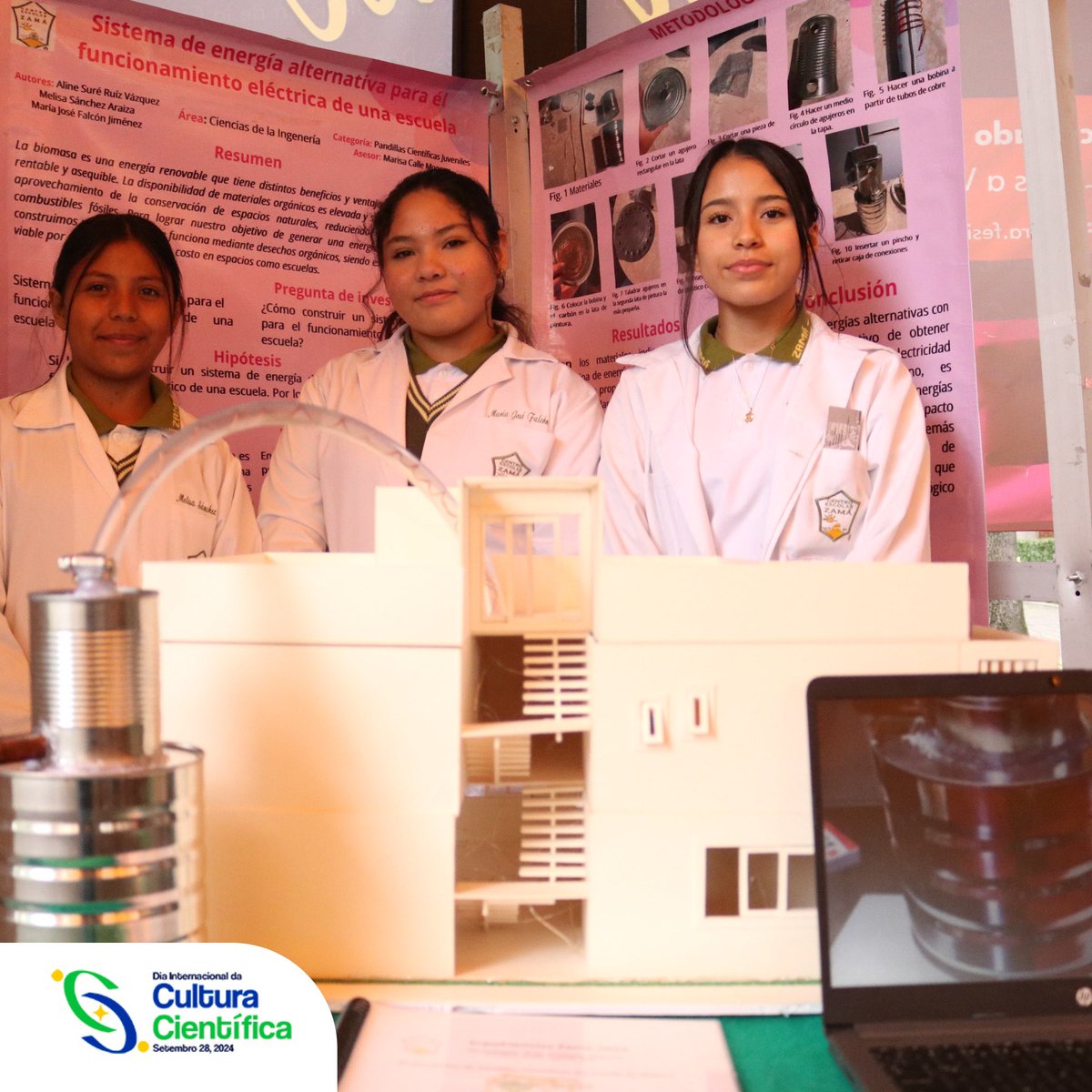 CE_Zama's tweet photo. Nuestros estudiantes se sumaron a las actividades conmemorativas por el Día Internacional de la Cultura Científica con exposiciones en la FES Iztacala de la UNAM.

#SoyZamá #InnovaciónEnLaEducación #Ciencia #UNAM #FESIztacala https://t.co/IV2q2UqkOY