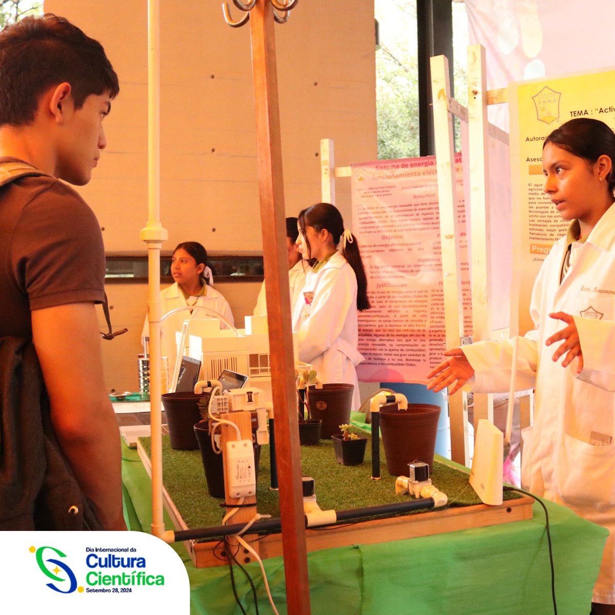 Nuestros estudiantes se sumaron a las actividades conmemorativas por el Día Internacional de la Cultura Científica con exposiciones en la FES Iztacala de la UNAM.

#SoyZamá #InnovaciónEnLaEducación #Ciencia #UNAM #FESIztacala