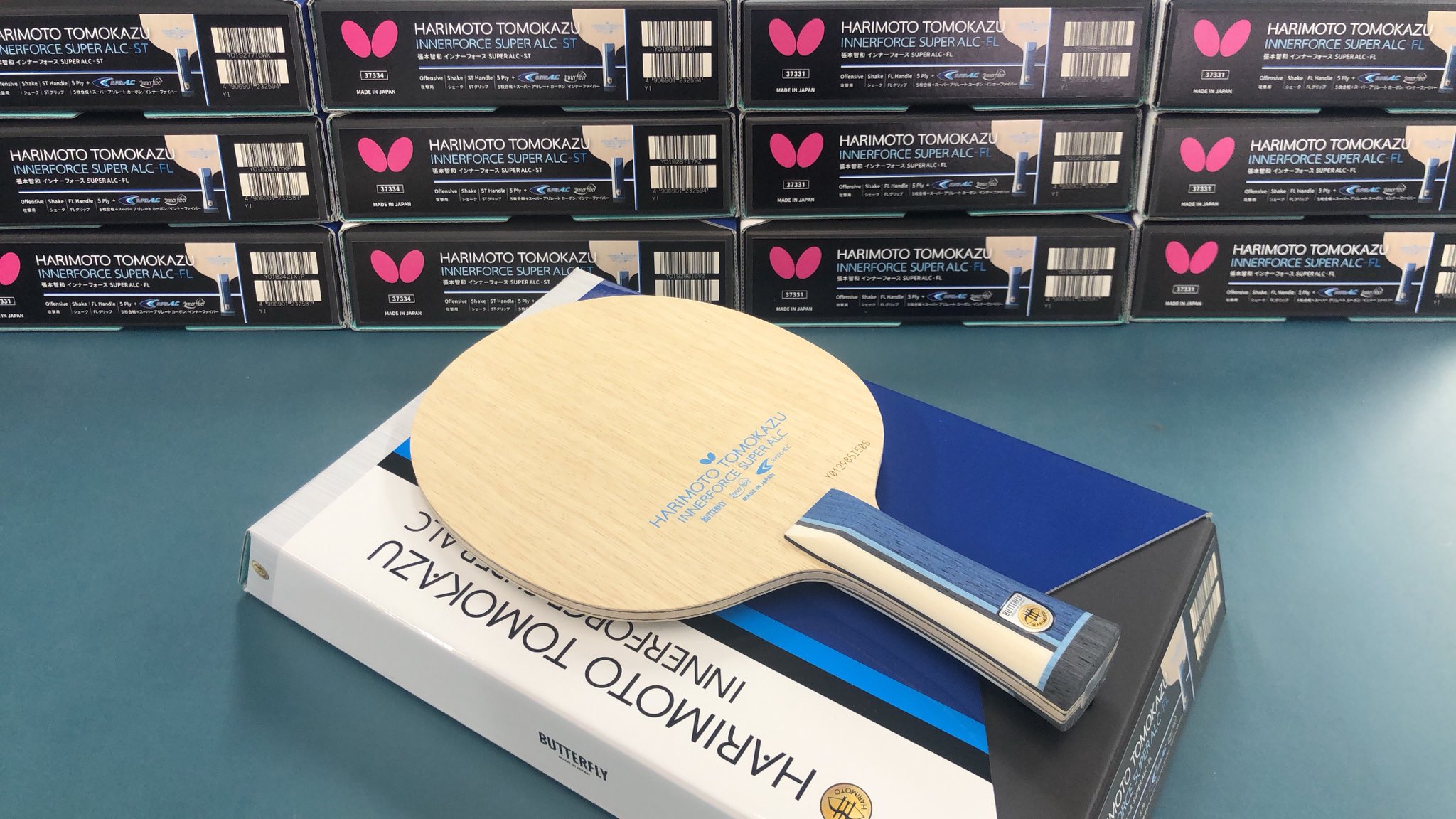 美品☆ バタフライ 卓球ラケット 張本智和インナーフォーススーパーZLC