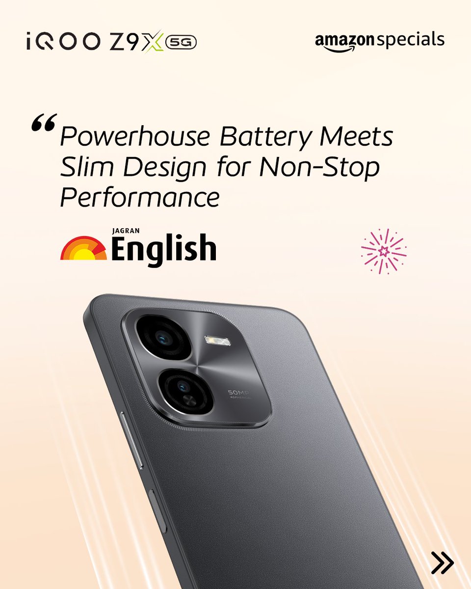 IqooInd's tweet image. Unleash your potential this festive season with the #iQOOZ9x, featuring the Snapdragon 6 Gen 1 and a massive 6000mAh battery housed in just 7.99mm slimness. Enjoy an elevated tech experience! 

The sale is now live for just ₹10,749* on @amazonIN with #MaxOffersMaxPower during…