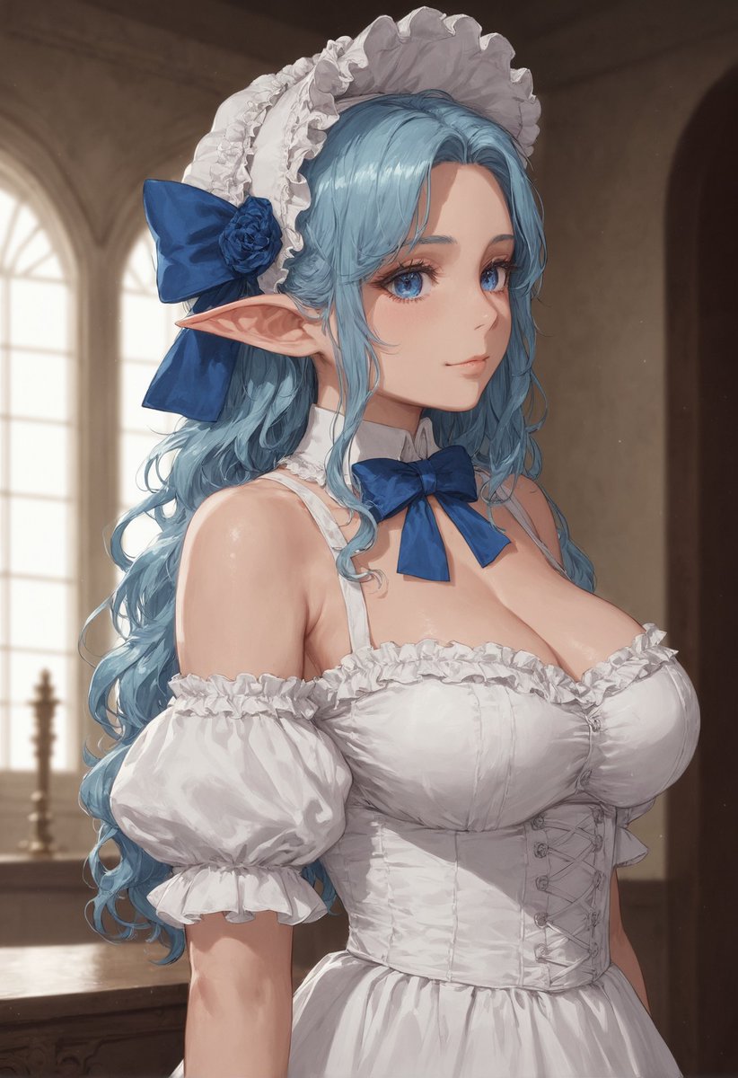 NorkDiffusion's tweet image. #AIart #aiwaifus #AIArtCommuity #stablediffusion #elves 
busty and bustier... either way, you are getting smothered