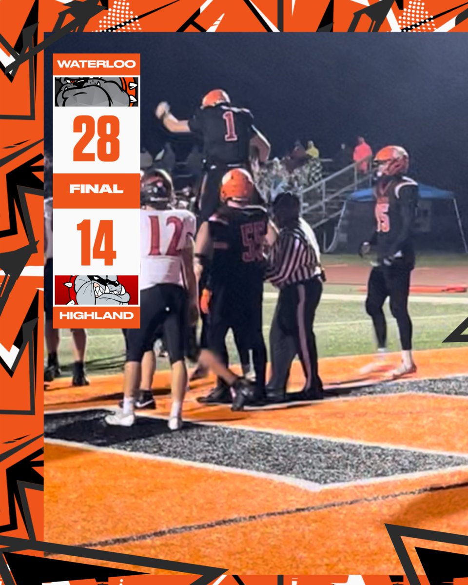 Waterloo wins the Battle of the Bulldogs and improves to 4-1.  Back in the Loo next Friday versus Jerseyville for homecoming.