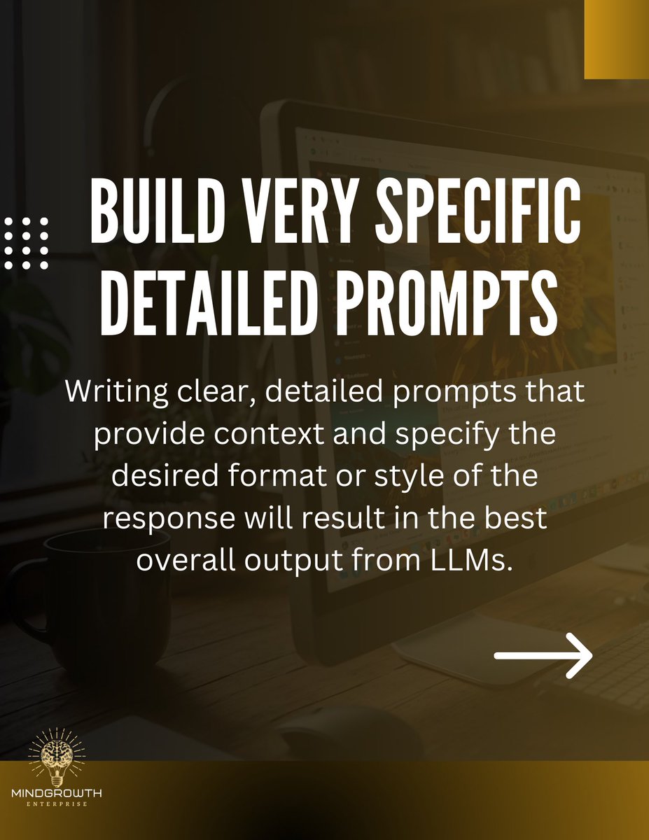 MindgrowthE's tweet image. Better results from AI comes from better prompts. Prompt structures build better prompts. 
Get our free Prompt Structures Guide👇
bit.ly/10-free-prompt… 

#betterprompts #chatgptprompts #promptstructure #ChatGPT