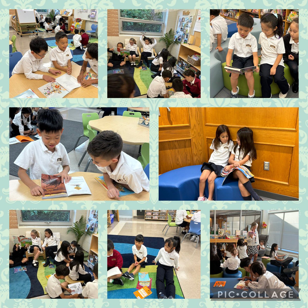 Thank you <a href="/HTS_Mrschan/">Eunice Chan</a> and <a href="/ACsinosHTS/">Mrs. Csinos (she/her)</a> for sharing your books with us during our reading buddy time! <a href="/HTSRichmondHill/">HTS Richmond Hill</a> #bettertogether