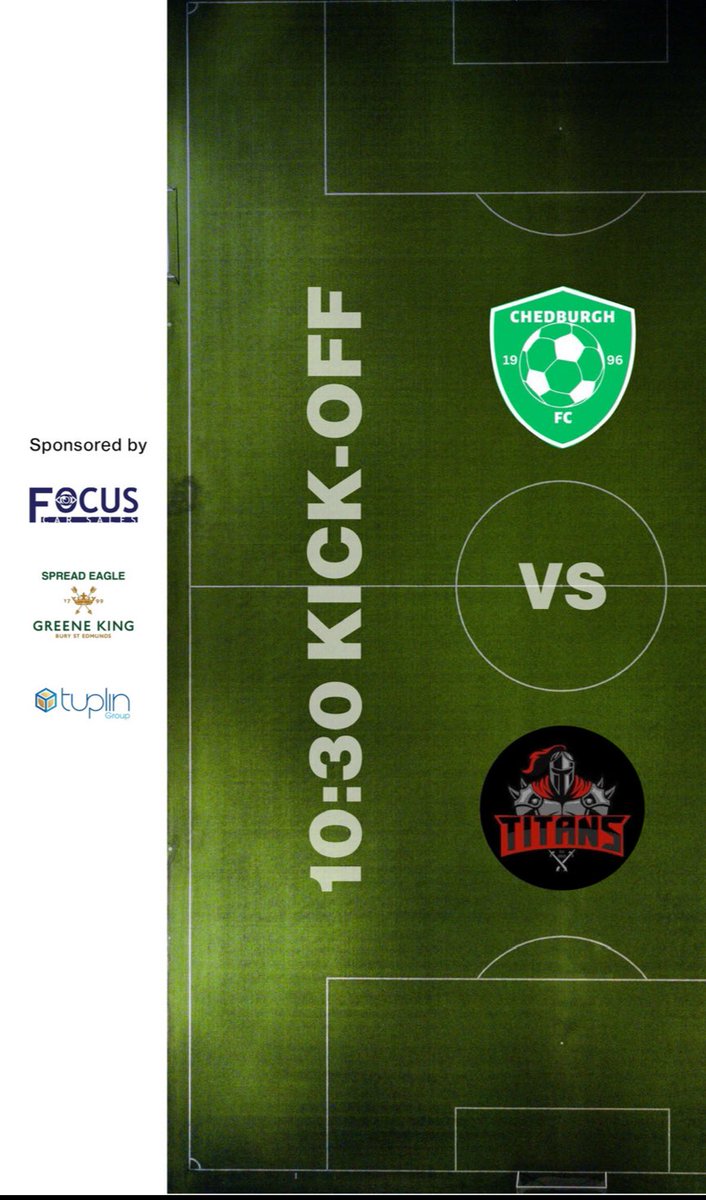 Sunday sees us travel to Bury Titans who we beat in a thrilling 4-3 encounter In the cup last year, fingers crossed for another great game where we can come out on top 

UTC