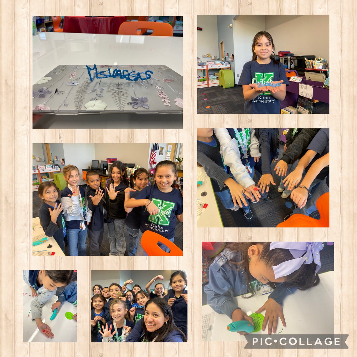 Mrs. Vargas (@kahn_library) on Twitter photo During our club today Quetzals used our 3D pens and made jewelry, 3D figures and one student even made me my very own name plate for my desk! 🥹 <a href="/DISD_Libraries/">Dallas ISD Libraries</a> <a href="/ProjectReadDISD/">Dallas ISD Project R.E.A.D.</a> <a href="/KahnElementary/">L. W. Kahn Elementary</a> During our club today Quetzals used our 3D pens and made jewelry, 3D figures and one student even made me my very own name plate for my desk! 🥹 <a href="/DISD_Libraries/">Dallas ISD Libraries</a> <a href="/ProjectReadDISD/">Dallas ISD Project R.E.A.D.</a> <a href="/KahnElementary/">L. W. Kahn Elementary</a>