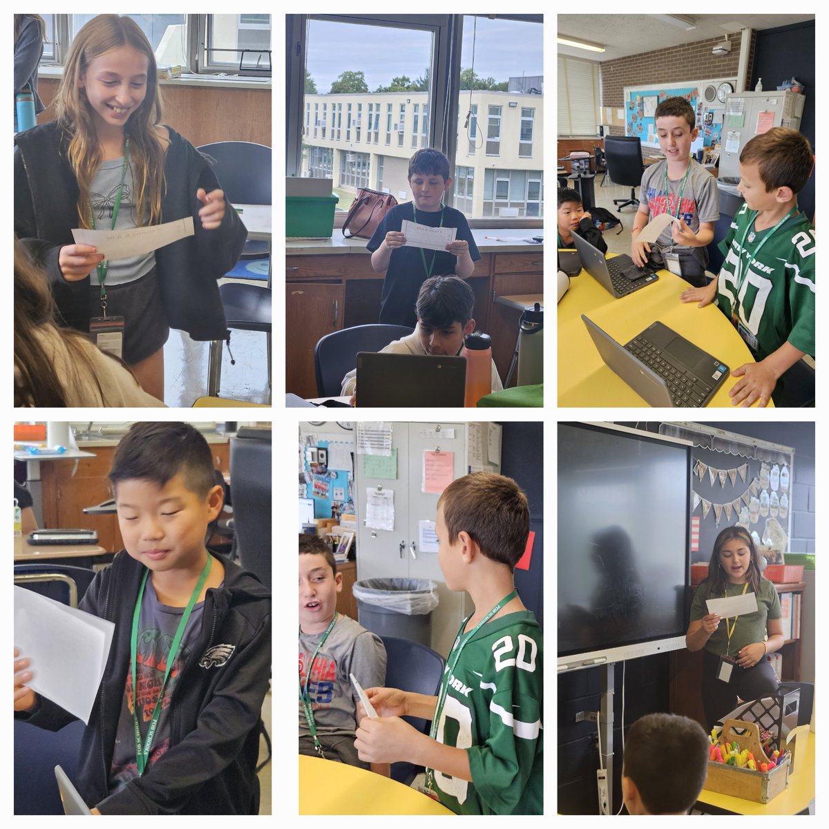 Brave kids.... practicing public speaking in MAP! <a href="/HBMATTLIN1/">Howard B. Mattlin</a> <a href="/POBSchools/">POB Schools</a>