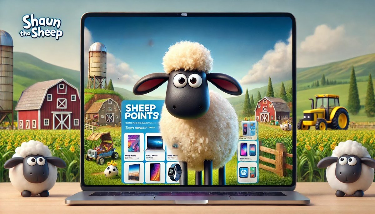 sheep_community's tweet image. Ready to redeem your Sheep Points for cool tech gifts? 🎁 SHAUN THE SHEEP on Telegram lets you earn points just by playing and checking in. Don’t wait—start tapping now and unlock great rewards!  #SheepPoints  #TelegramFun #ShaunTheSheep

🎊 tonsheep.com