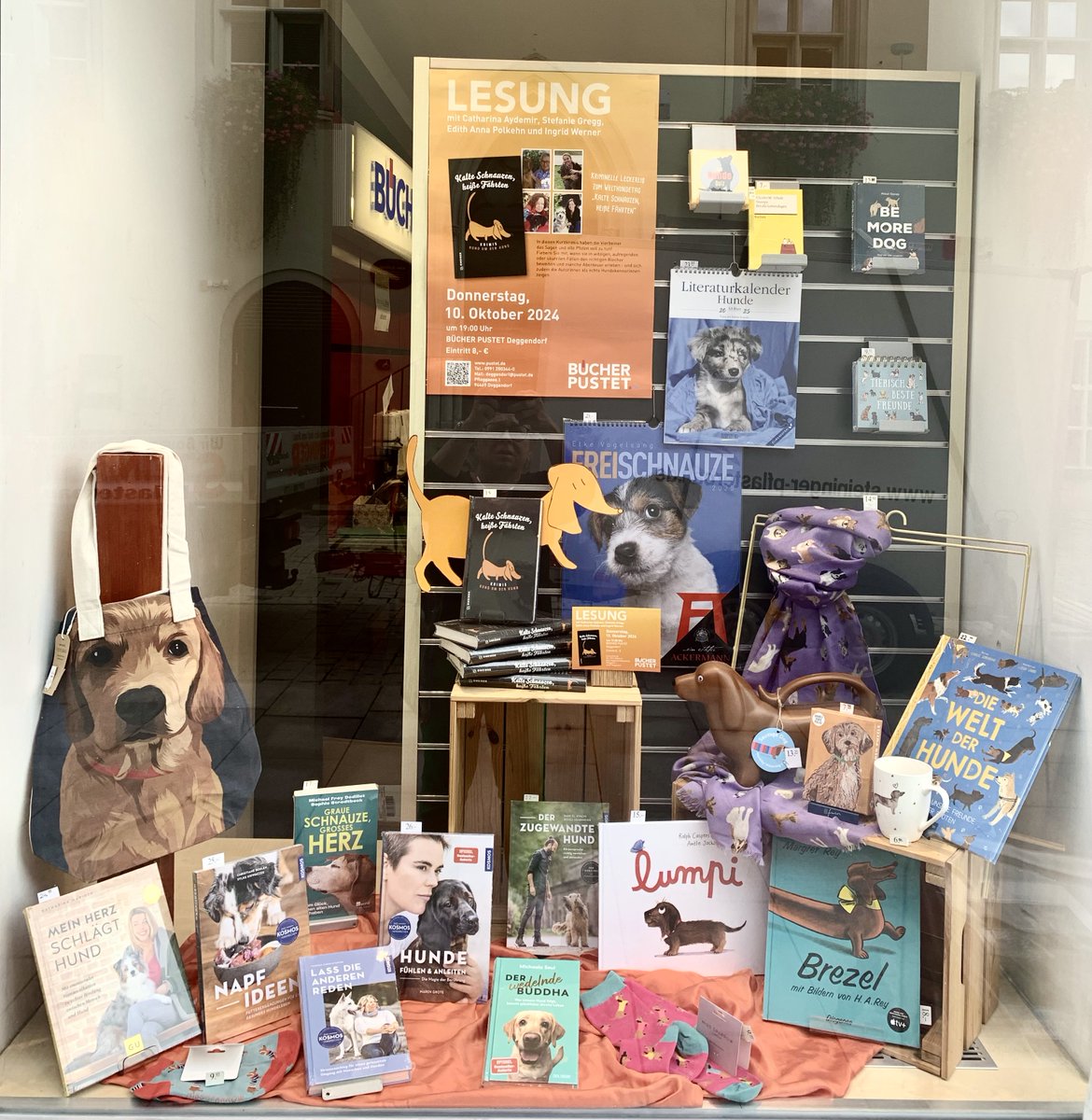 Lesungs-Zeit beginnt wieder.
Am 10.10. im Pustet in Deggendorf. 19.00
Lesung aus "Kalte Schnauzen, heiße Fährten" mit meinen wunderbaren Kolleginnen Ingrid Werner, Edith Anna Polkehn und Catharina Aydemir.