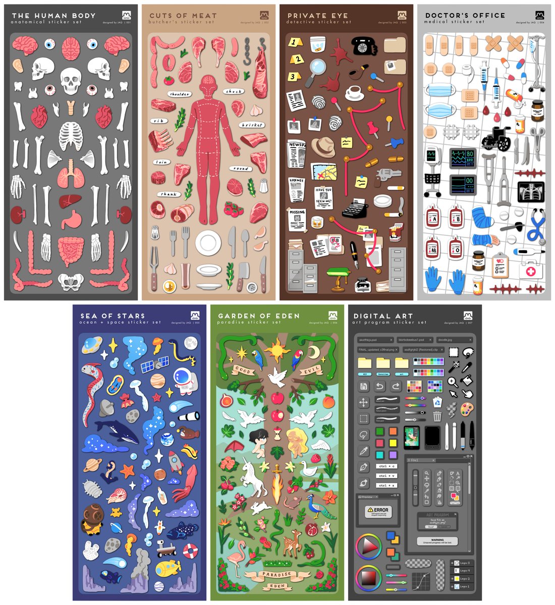 scuffed pics but if anybody's been wondering where i am.... i've been in the sticker design nexus... very chuffed