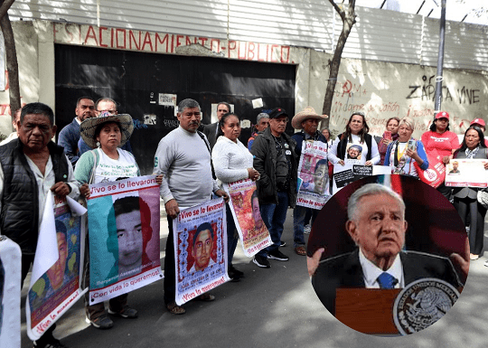 Padres de los 43 de Ayotzinapa reprochan a AMLO nulos resultados
"Exigen a las autoridades mexicanas la presentación con vida de los estudiantes"
columnasdemexico.com/padres-de-los-…
#Nacional <a href="/GIEIAYOTZINAPA/">GIEI Ayotzinapa</a> <a href="/lopezobrador_/">Andrés Manuel</a> <a href="/columnasdemex/">Columnas de México</a>