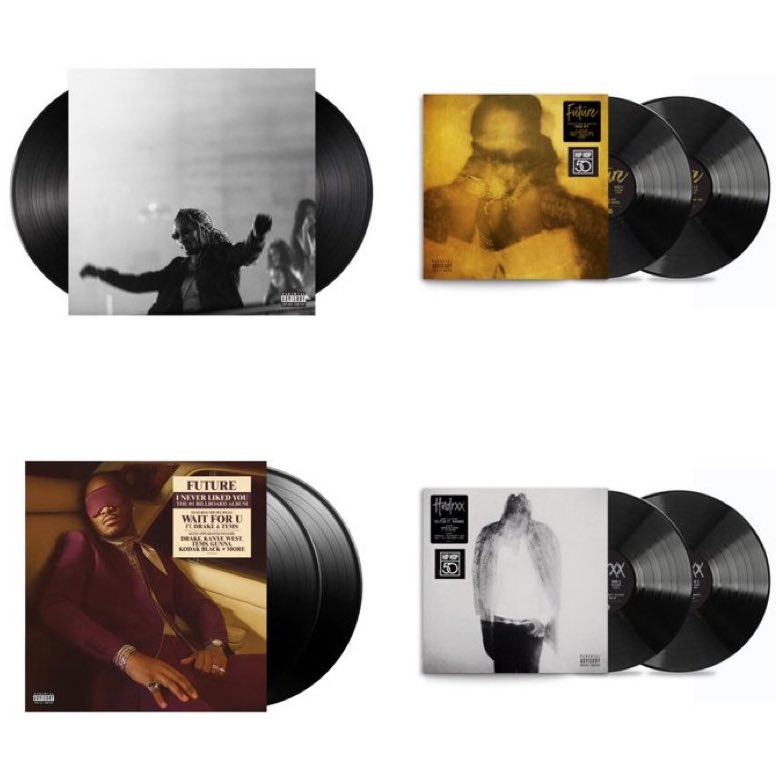 HndrxxFans's tweet image. 🚨FUTURE VINYL GIVEAWAY🚨

To enter: 

- Follow @HndrxxFans and @ASVPxNOROCKY 

- Like and retweet this post

- Reply with the vinyl you want from the 4 in the picture 

WINNER WILL BE SELECTED 10/1/24‼️