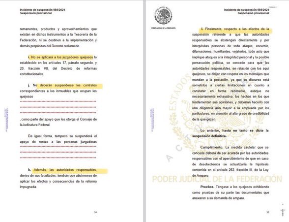 LuisCardenasMx's tweet photo. ⚖️ ¡JUEZ FRENÓ REFORMA DEL PODER JUDICIAL! 🚨 Concede una nueva suspensión para que NO APLIQUE a magistrados y jueces 👨‍⚖️👩‍⚖️ ¿Se avecina otro debate por la justicia en nuestro país?🇲🇽🔥 #ReformaJudicial #ÚltimaHora https://t.co/uXGjk7ygjd