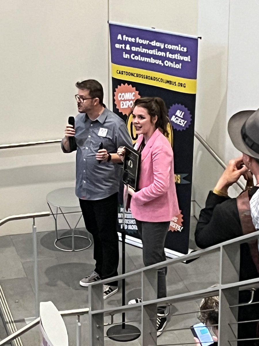 The <a href="/AAEC_Cartoonist/">AAEC</a> would like to congratulate <a href="/scripta_bene/">Alexandra Bowman</a>, our inaugural John Locher Memorial Fellow. Thanks to The Billy Ireland Cartoon Library and Museum and <a href="/CXCFestival/">Cartoon Crossroads Columbus (CXC)</a> for partnering with us on this fellowship program.