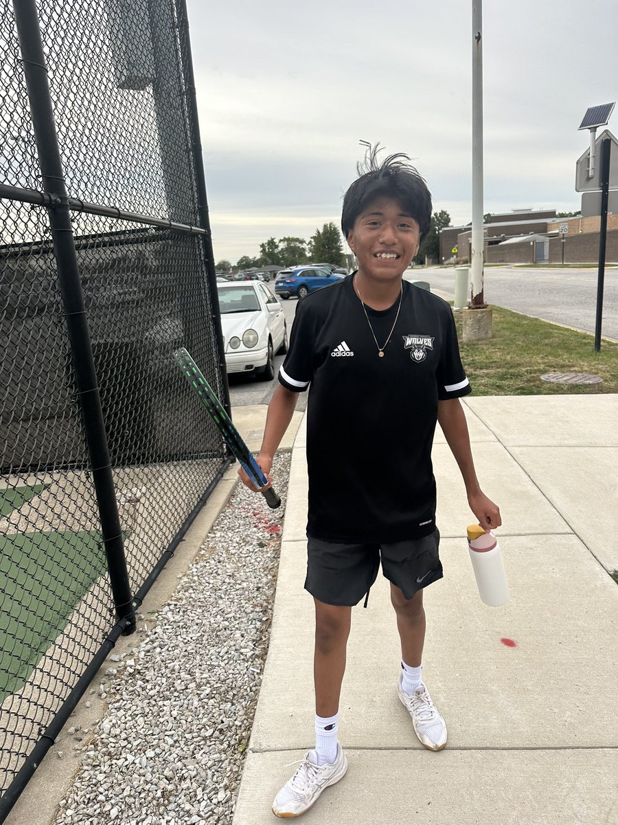 Shout out to Hammond Central’s Joel Morales for his first career victory at #1 singles as he led the Wolves to victory over Griffith! Bright future for the sophomore.  <a href="/HammondWolves/">Hammond Central Wolves</a>