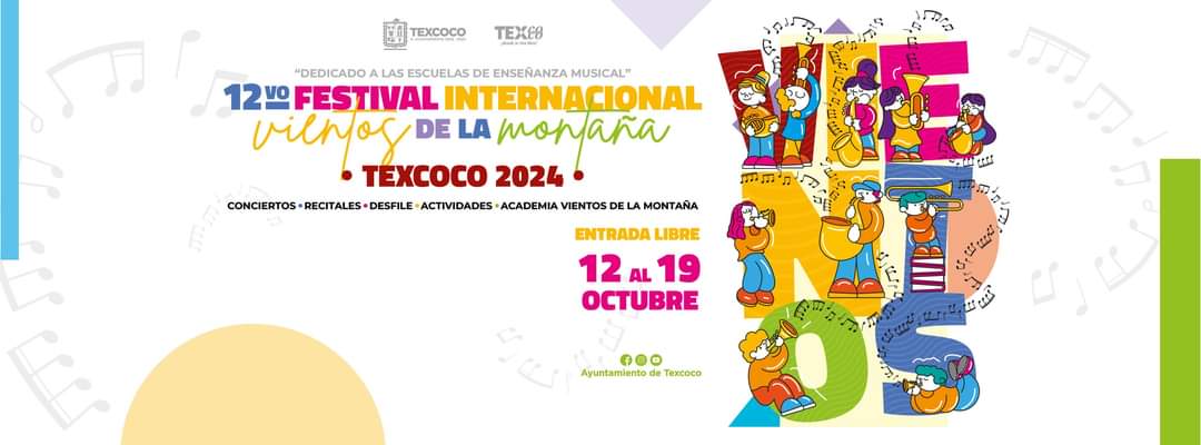 CABILDO DE TEXCOCO APROBÓ LA REALIZACIÓN DEL 12vo FESTIVAL INTERNACIONAL VIENTOS DE LA MONTAÑA TEXCOCO 2024

• Este año El Festival Internacional Vientos de la Montaña está dedicado a las Escuelas de Enseñanza Musical

Nota completa: facebook.com/share/p/GBgLWf…

#Texcoco #Edomex