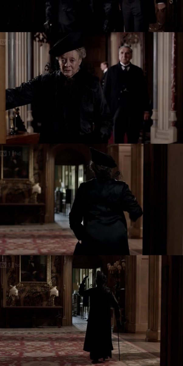Las actuaciones que nos dejó Maggie Smith en Downton Abbey son para enmarcar.
