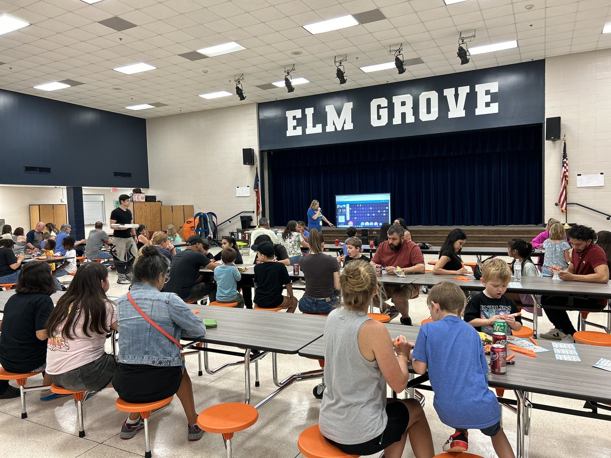 Family Fun at EGE. <a href="/HumbleISD_EGE/">Elm Grove Elementary</a>  come join the fun playing BINGO