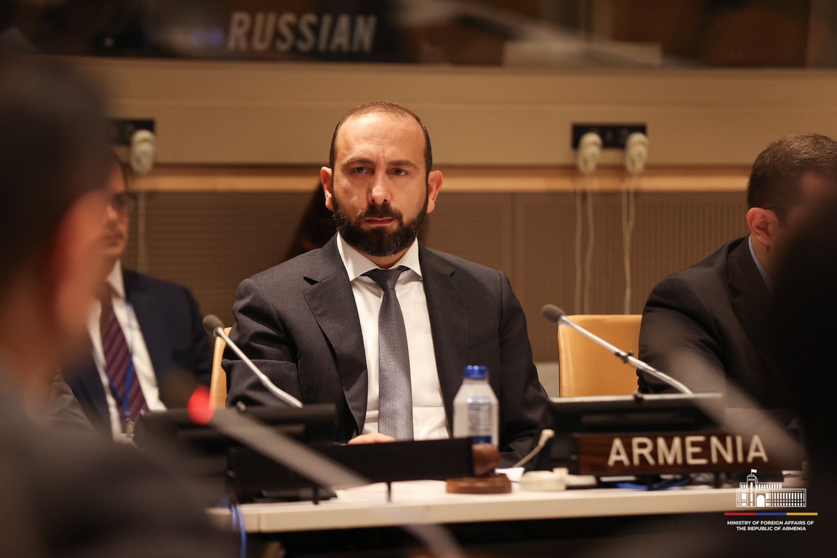 AraratMirzoyan's tweet image. On the margins of #UNGA79 delighted to convene Ministerial Meeting of the Ancient #Civilizations Forum.

#Armenia values this Forum as an essential platform for intercultural dialogue &amp;amp; cooperation among the world’s ancient civilizations. By uniting around our shared commitment