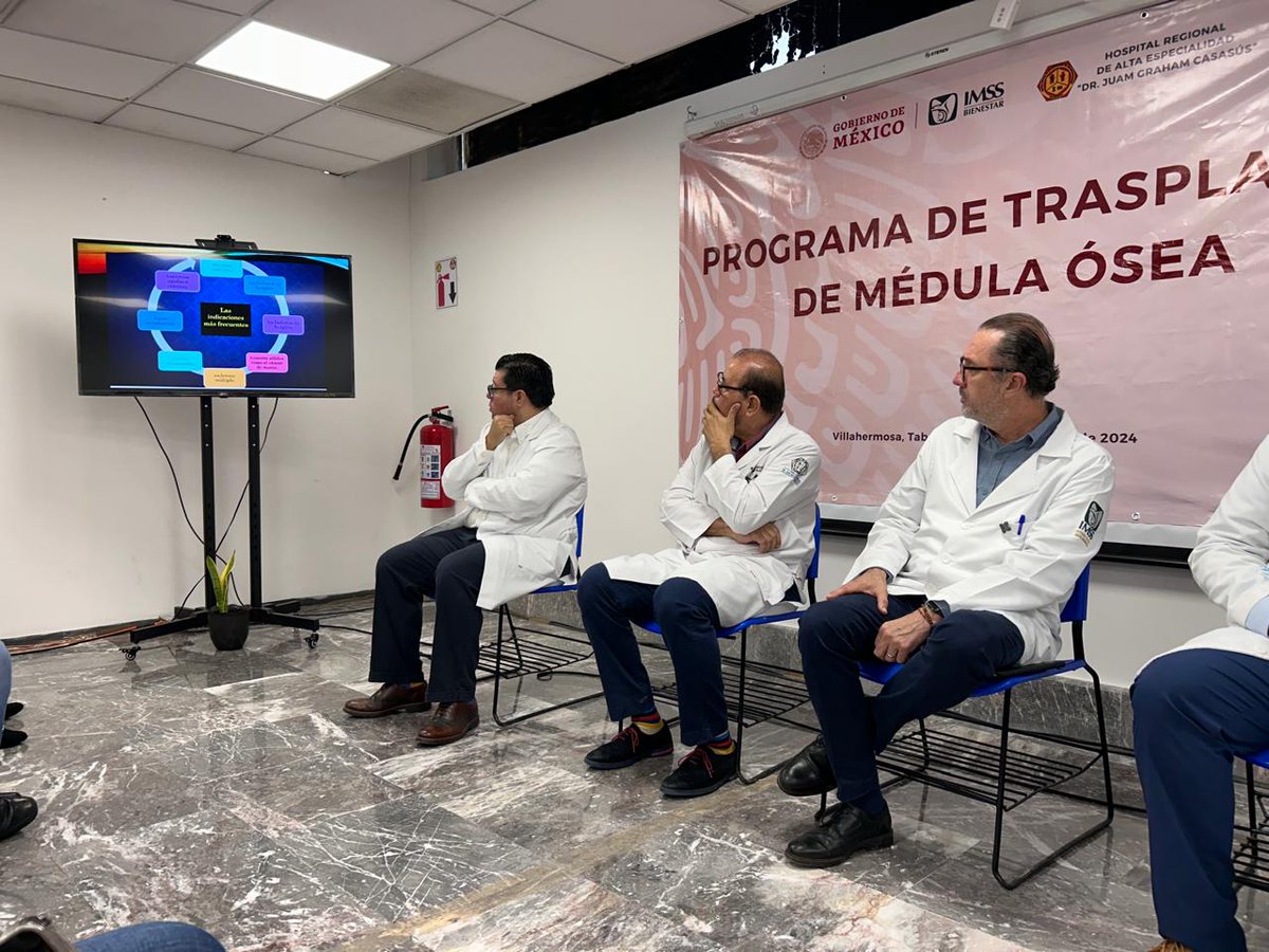 TabascoUie's tweet photo. Comparte Hospital "Juan Graham" casos de éxito de trasplantes de médula ósea
https://t.co/kbgPobKTmA https://t.co/6W9Zy5M5Cj